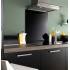 Splashback Black 750mm x 700mm